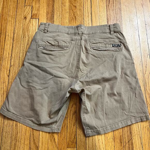 KAVU Shorts Mens 34 Chino Tan Hiking Climbing - Picture 2 of 9